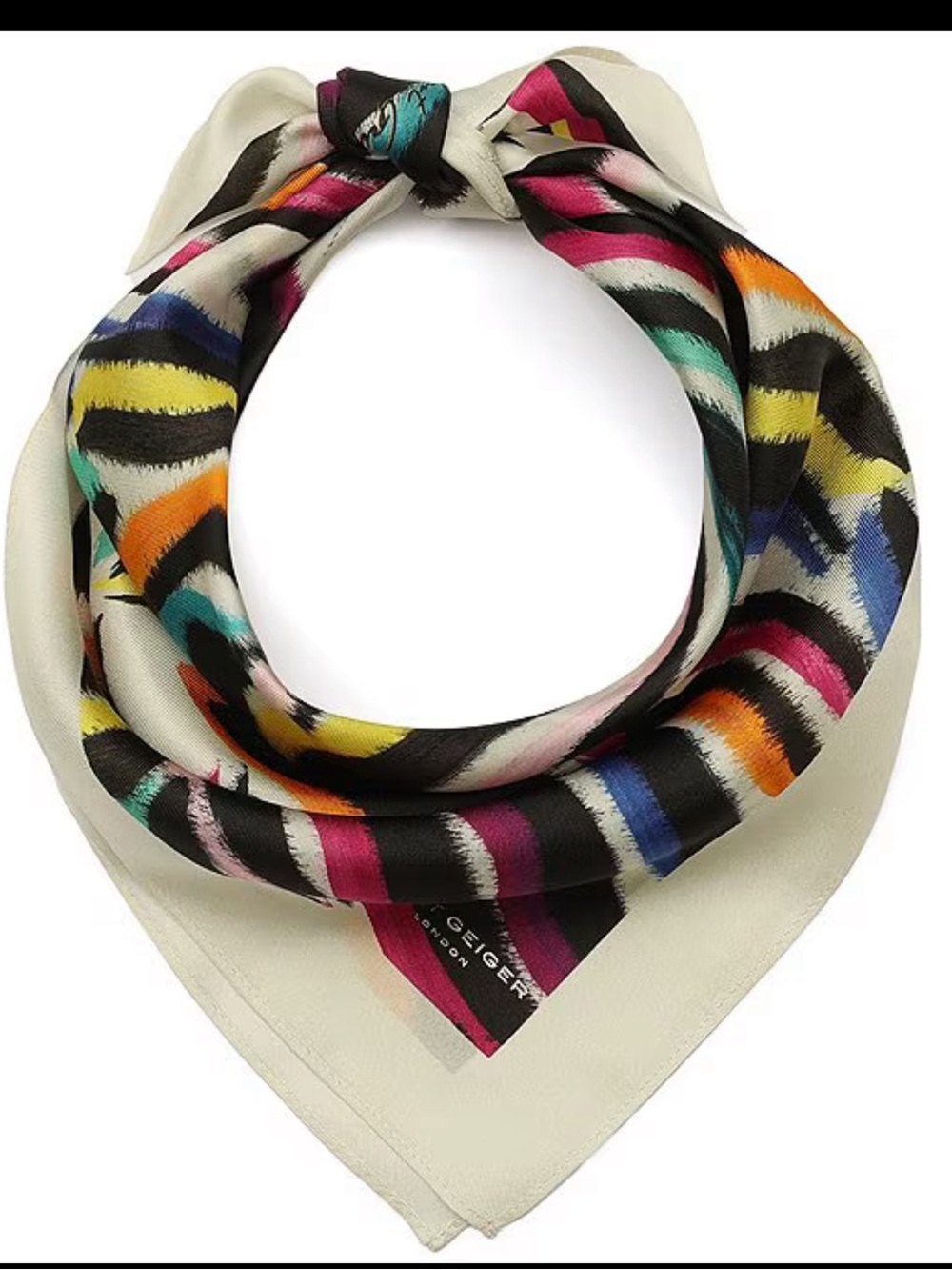Kurt Geiger London
Rainbow Zebra Bandana Scarf